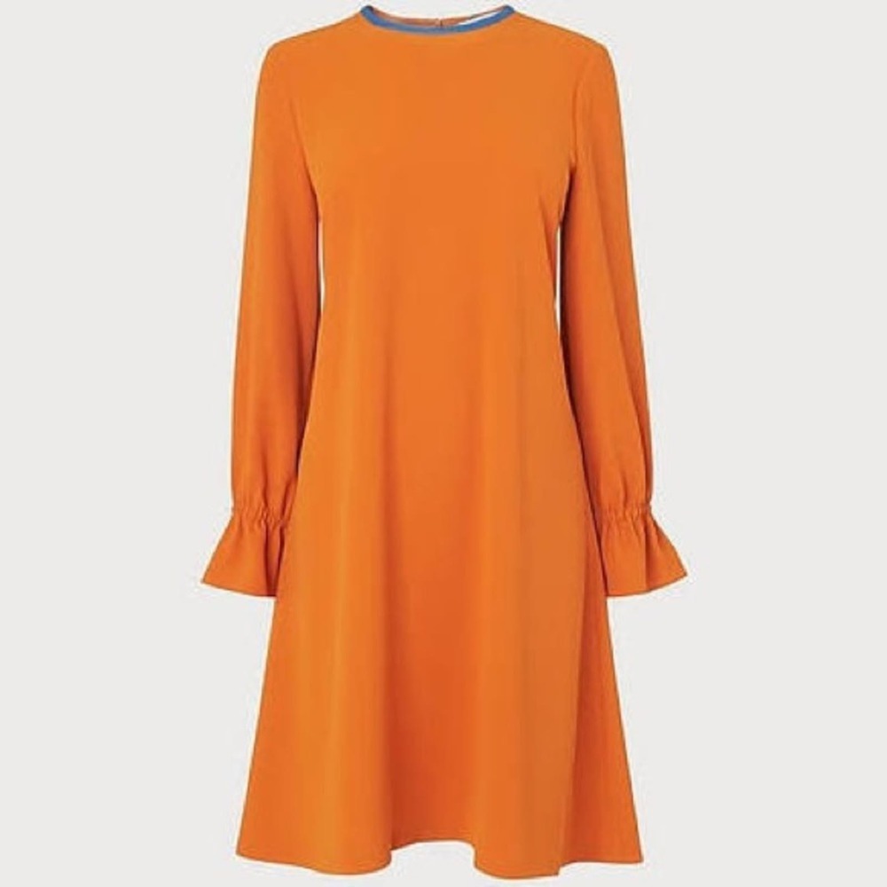 LK Bennett Orange Mini Dress